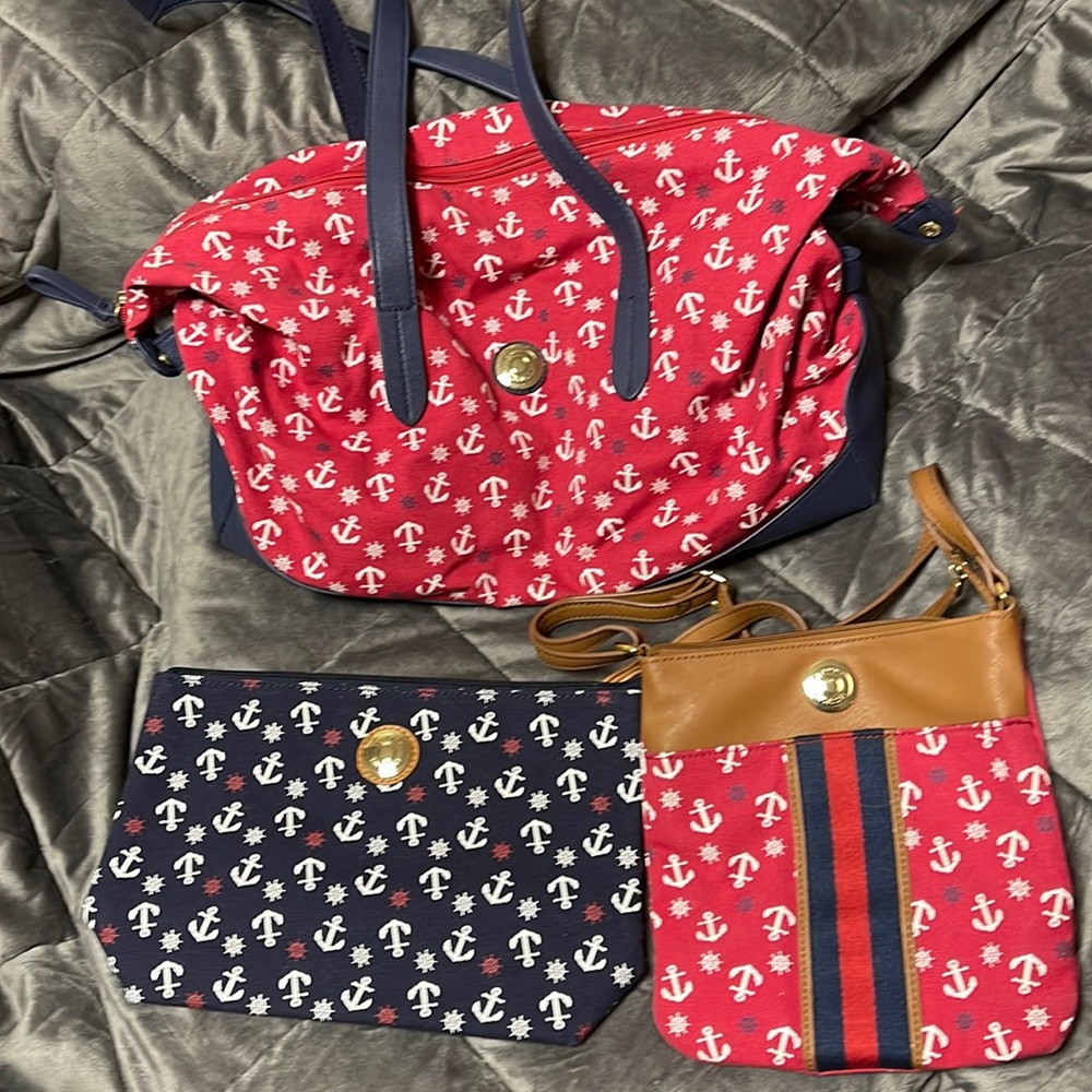 Tommy Hilfiger Canvas Bag Set